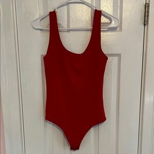 Express Vibrant Red Women's Bodysuit